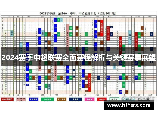 2024赛季中超联赛全面赛程解析与关键赛事展望